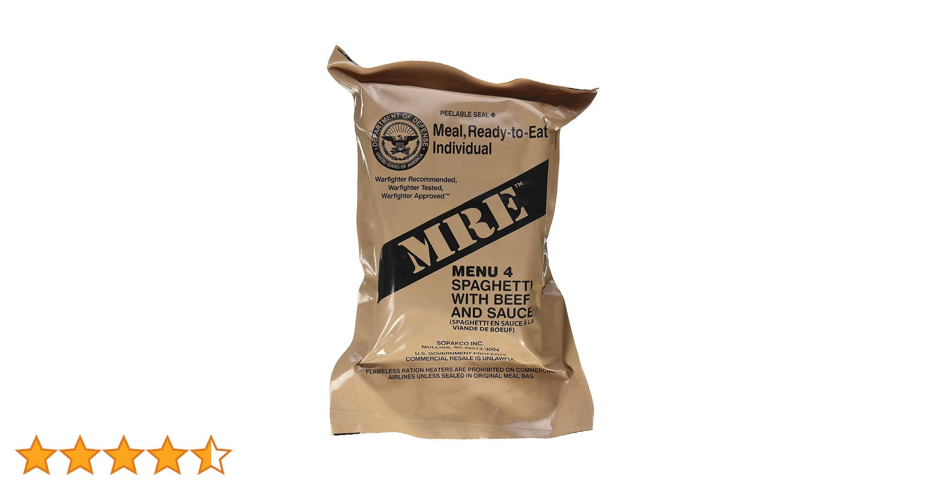 Amazon.co.jp: MRE 米軍戦闘糧食 2020年検品 : 食品・飲料・お酒